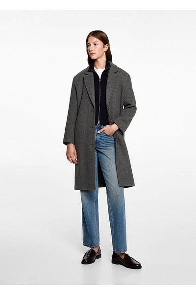 Mango Teen Handmade Overcoat