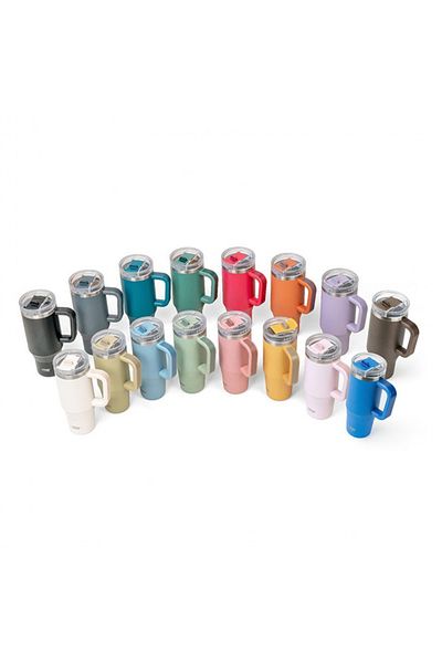 Tyeso Qq Termos Sızdırmaz Pipetli Çift Duvarlı Vakumlu 1200ml Açık Pembe