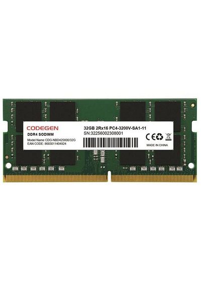CODEGEN 32Gb Ddr4 3200Mhz Notebook Ram Value Cdg-Nbd425600/32G
