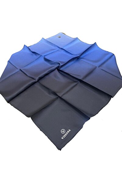 Vissona Μεταξωτό μαντήλι Tivil Navy Blue Gradient Transitional Dgn51279-33
