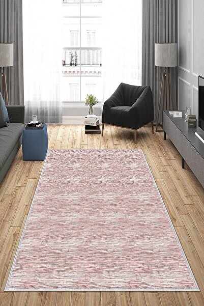Pelangi Pudra Eskitme Desen Yıkanabilir Kaymaz Taban Leke Tutmaz Modern Salon...