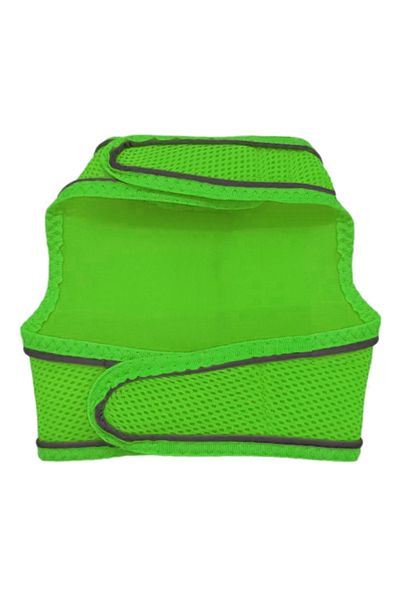 Angoravi Double Locked Sporty Cat Dog Chest Collar Set 34-44 cm Large Green