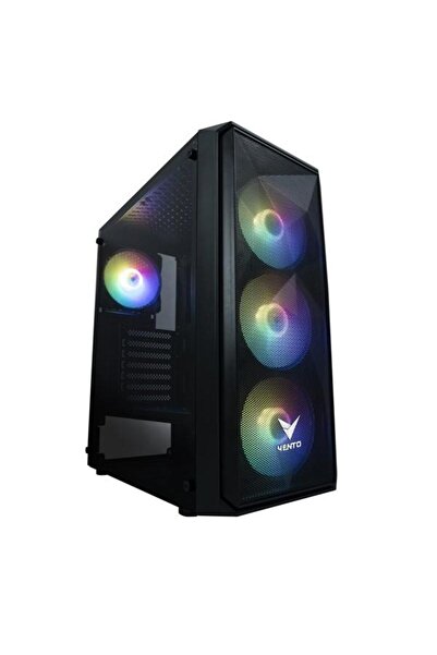 VENTO VG10F 4-RGB Fanlı Gaming Mid-Tower PC Kasası