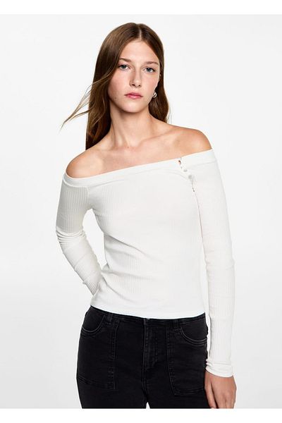 Mango Teen Tricou cu umeri deschiși