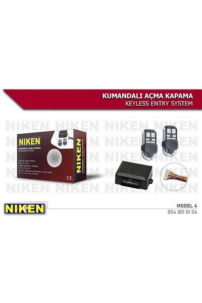 Niken On/Off Set for Remote Control Central Lock 12v (model 4) Compatible