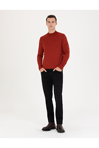 Pierre Cardin Black Straight Fit Jean Trousers 50278198-Vr046