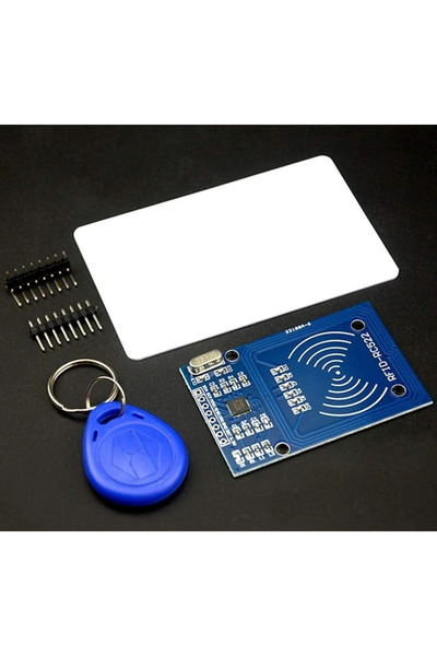 Sensör Modül RC522 RFID NFC Kiti - RC522 RFID NFC Modülü, Kart ve Anahtarlık Kiti (13,56 Mhz)