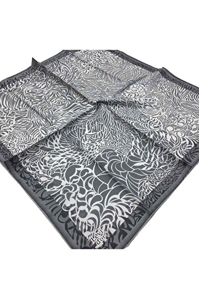 Levidor Μεταξωτό μαντήλι με γκρι σχέδιο 21117