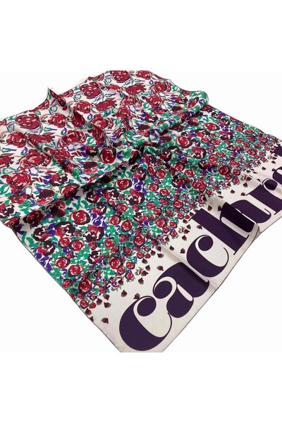 Cacharel Κρεμ Μεταξωτό Κασκόλ Tivil 7838313 - 931