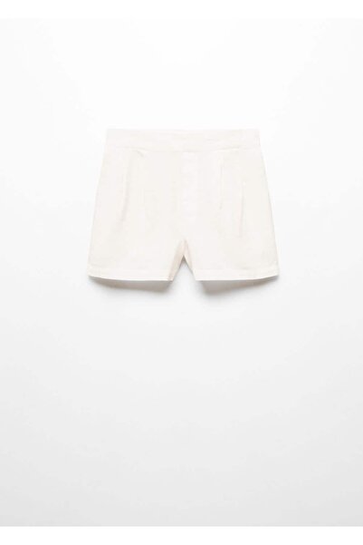 Mango Teen Λινό Πλισέ Σορτς