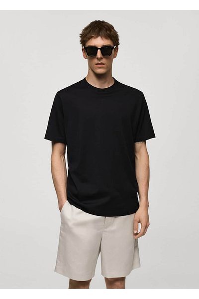 MANGO Man 100% bavlna Slim-Fit tričko