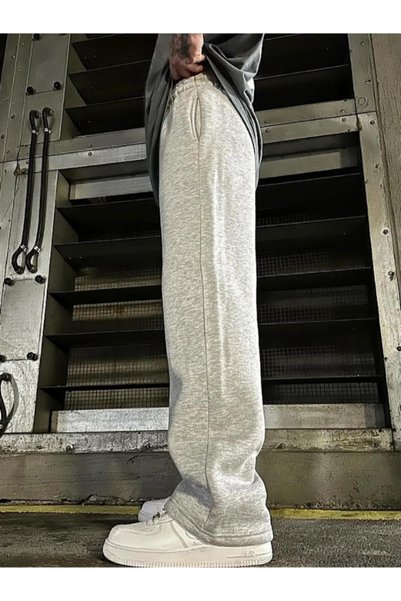 UYN SPORT Compact Combed Comfortable Fit Unisex Gray Baggy Tracksuit