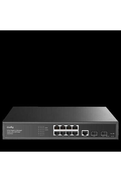 cudy Διακόπτης με 8 θύρες GS2008S2, L2, 8 θύρες Gigabit Ethernet, 2 θύρες SFP...