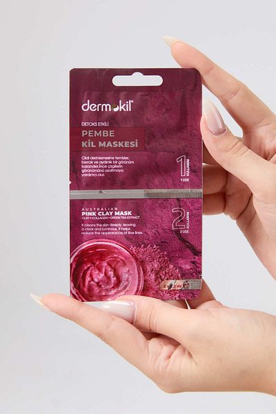 Dermokil Detox Effect Pink Clay Mask 7.5*2 ml - 23589