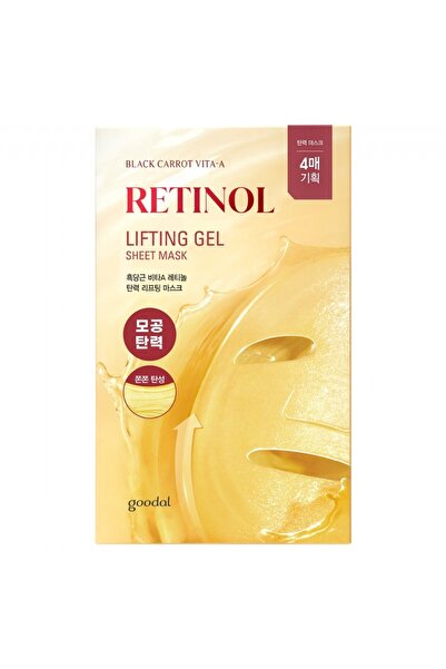 Goodal Black Carrot Vita-A Retinol Lifting Gel Sheet Mask - Siyah Havuç Özlü ...