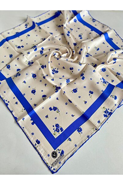 Vissona Μεταξωτό μαντήλι Tivil 60332 - 0032 Μπλε Μικτό σχέδιο