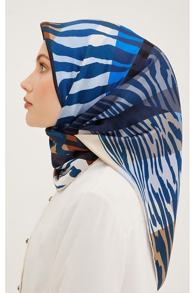 Armine Sura Silk Nostalgie - Μπλε και Λευκό 8950-04