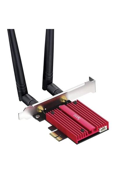 cudy Κάρτα δικτύου WE3000S, PCIe, τριών θυρών, 2.4/5/6 GHz, 574 - 2400 Mbit/s
