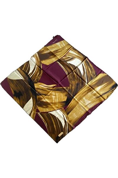 Pierre Cardin Μεταξωτό κασκόλ Sura 37107 Μπορντό Μικτό σχέδιο