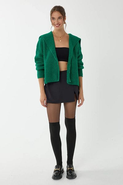 Hiccup Comfortable Cut Buttoned Knitted Cardigan