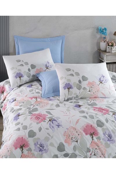 ALTINBAŞAK TEKSTİL Double Duvet Cover Set Sky