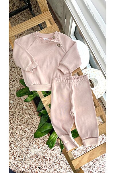 Happy Moon Kız bebek eşofman takım sweat üst alt pantolon tayt bebek giyim