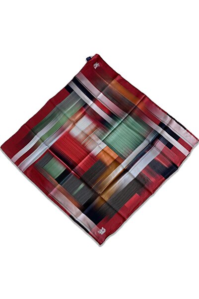Levidor Eșarfă de mătase Tivil 35097 Roșu Maro Model Mixt