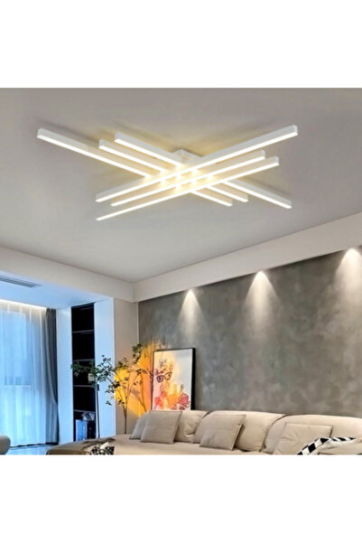 ZR AYDİNLATMA Zr Aydınlatma Beyaz 105x105cm 6500k, Kumandalı, Led Tavan Lambası