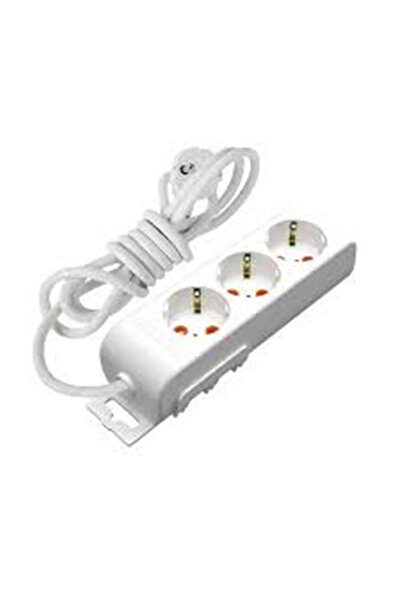 Mutlusan Rı-Tech 3lü 2mt Topraklı Grup Priz (001 175 310002 02 00)