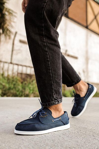 MarDyHome Seasonal Linen Shoes Blue