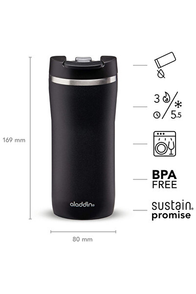 Aladdin Mocca Thermavac™ Leak-Lock™ Mug 0.35L Lava Black