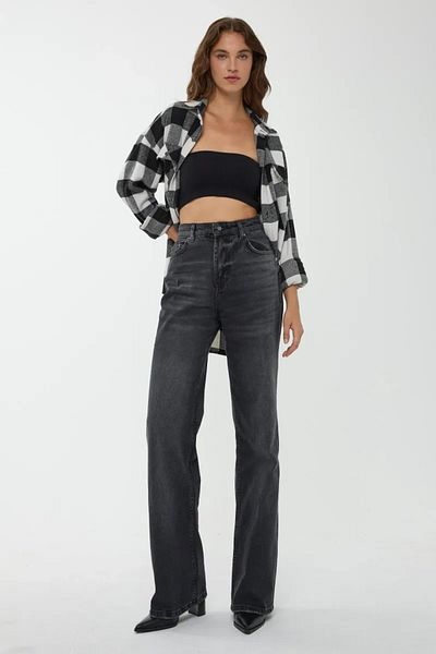 Hiccup High Waist Straight Leg Jeans
