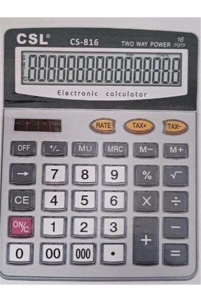 CSL آلة حاسبة من نوع الطاولة ذات 16 خانة طراز data-f659 CS-816