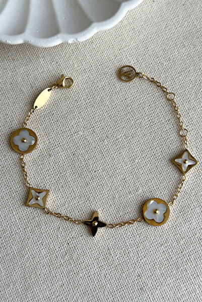 MODA سوار نسائي من الفولاذ على شكل قلب من H&B مقاس 16+3 سم، سوار نسائي من الفولاذ لا يفقد لونه