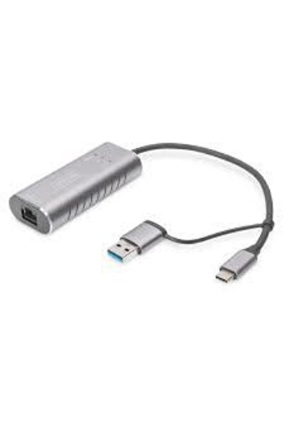 Digitus Adaptor DN-3028 USB Tip C™ Gigabit Ethernet 2.5G, USB-C™ + USB-A (USB...