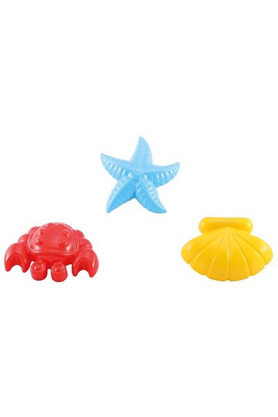 CEKAVE Sea Animals Sand Molds 3 Pieces