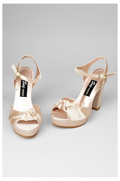 SEÇ KUNDURA Seç 1210 Pantofi cu toc cu platformă 12,5 cm Satin de nurcă