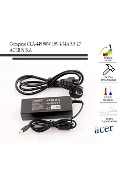 COMPAXE Cla-451 180W 19.5v 9.23a 5.5-1.7 محول الكمبيوتر المحمول أيسر