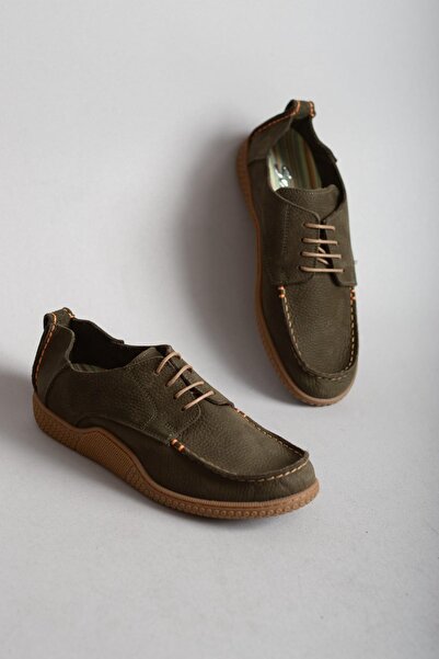 SEÇ KUNDURA SELECT 215340 PANTOFI CASUAL BĂRBAȚI DIN PIELE AUTENTICĂ KHAKI