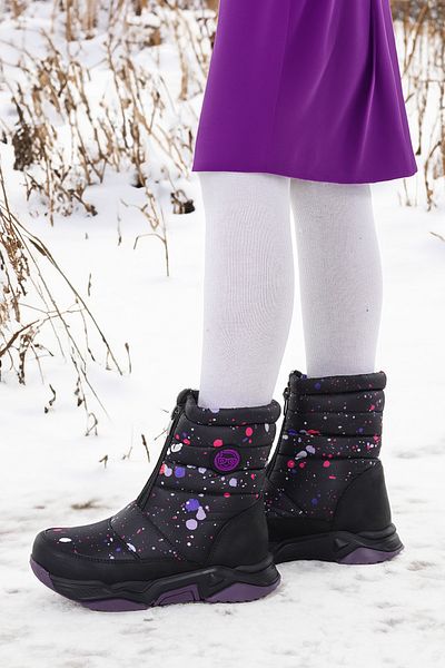 KARAMAZI Karamazı Kids Mars Zippered Girls Snow Boots