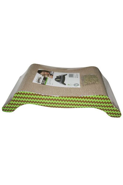Pawise Cardboard Cat Scratching Bed Shaped Svlrs