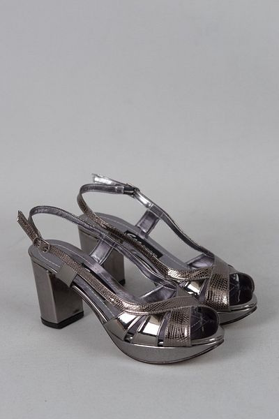 SEÇ KUNDURA Pantofi de seara pentru dama cu toc Seç 340 Platinum Platform - 8,5 cm