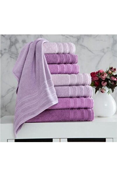 Ethab Ticaret 70X140 4-Piece Towel Set Lilac