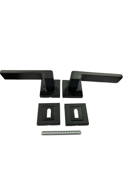 colezium Sofuoglu Rosette Anka Matte Black Room Door Handle