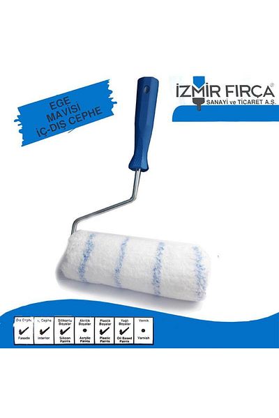 colezium Aegean Blue Interior Exterior Paint Roller 20 Cm