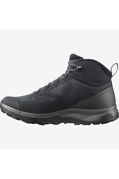Salomon Outsnap Cs - W 411101   Black Waterproof Outdoor Boots