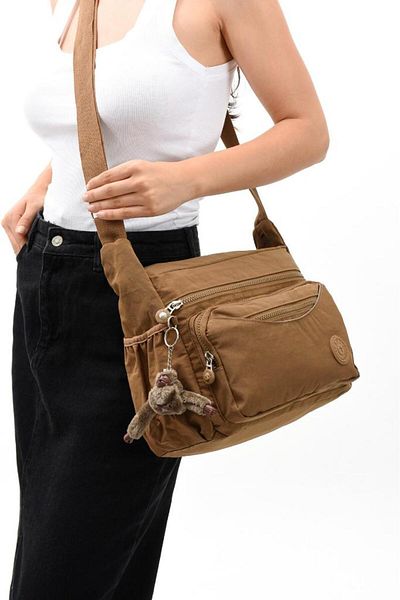 Baginn حقيبة كتف كلينكير قماش خفيف الوزن مقاوم للمطر 30*23 سم مناسبة للاستخدام اليومي