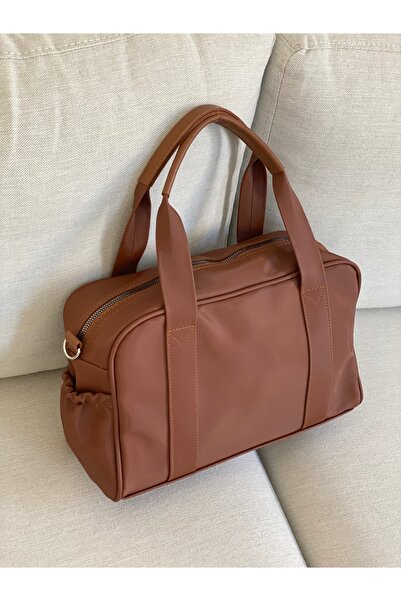 BAGLOVİS Satin Medium Size Bag - With Inner Lining and Pocket