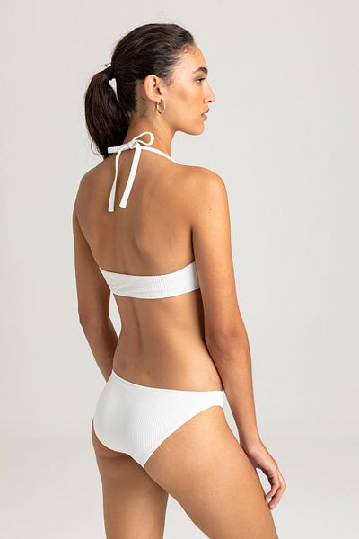 VULEVU TIE FRONT BIKINI BRIEFS WHITE