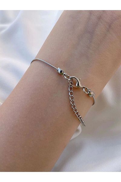 Eylülün Takısı Women's Silver Color Star Bracelet